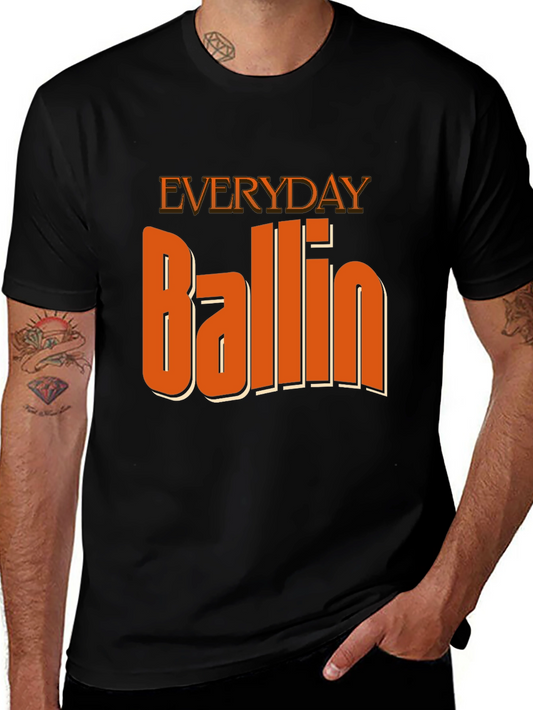 Everyday Ballin Black T-Shirt