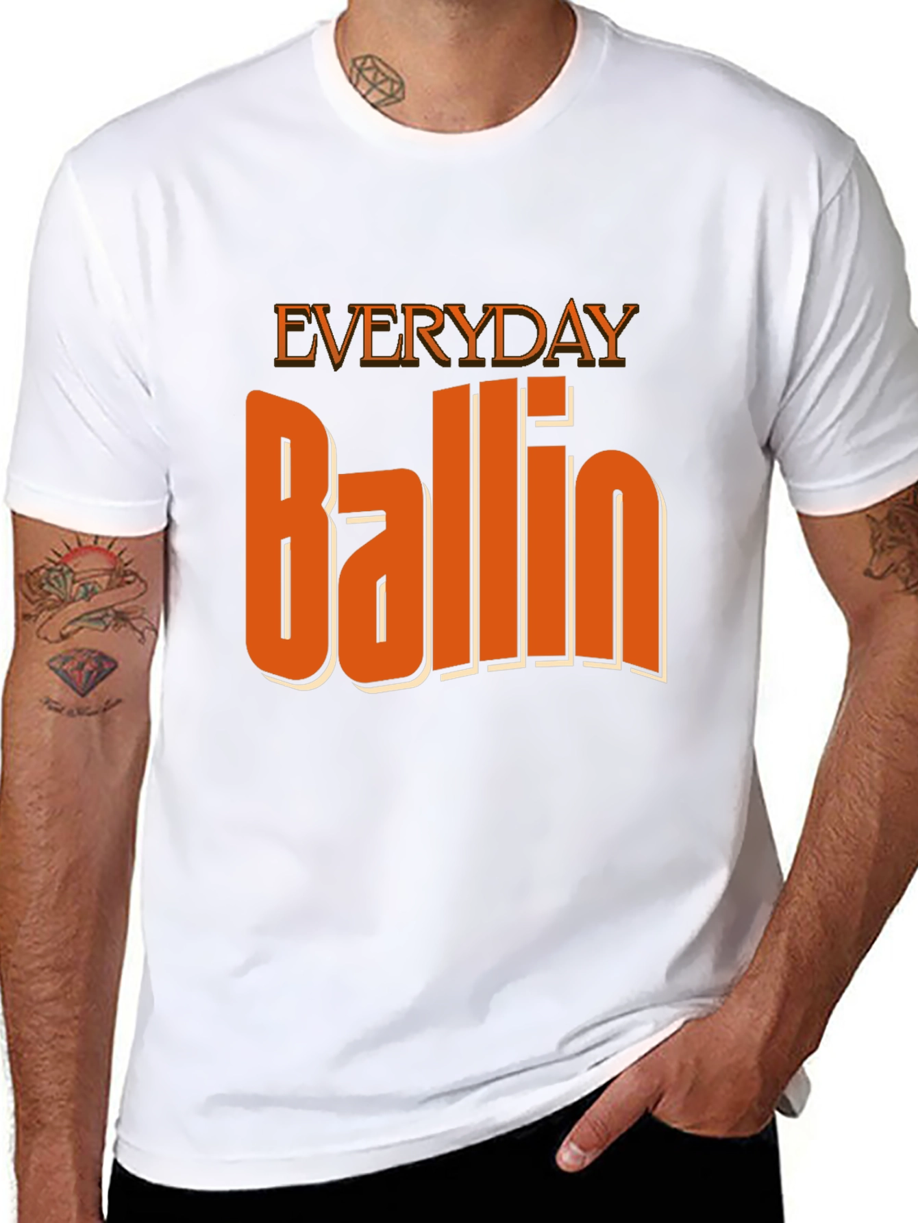 Everyday Ballin Black T-Shirt