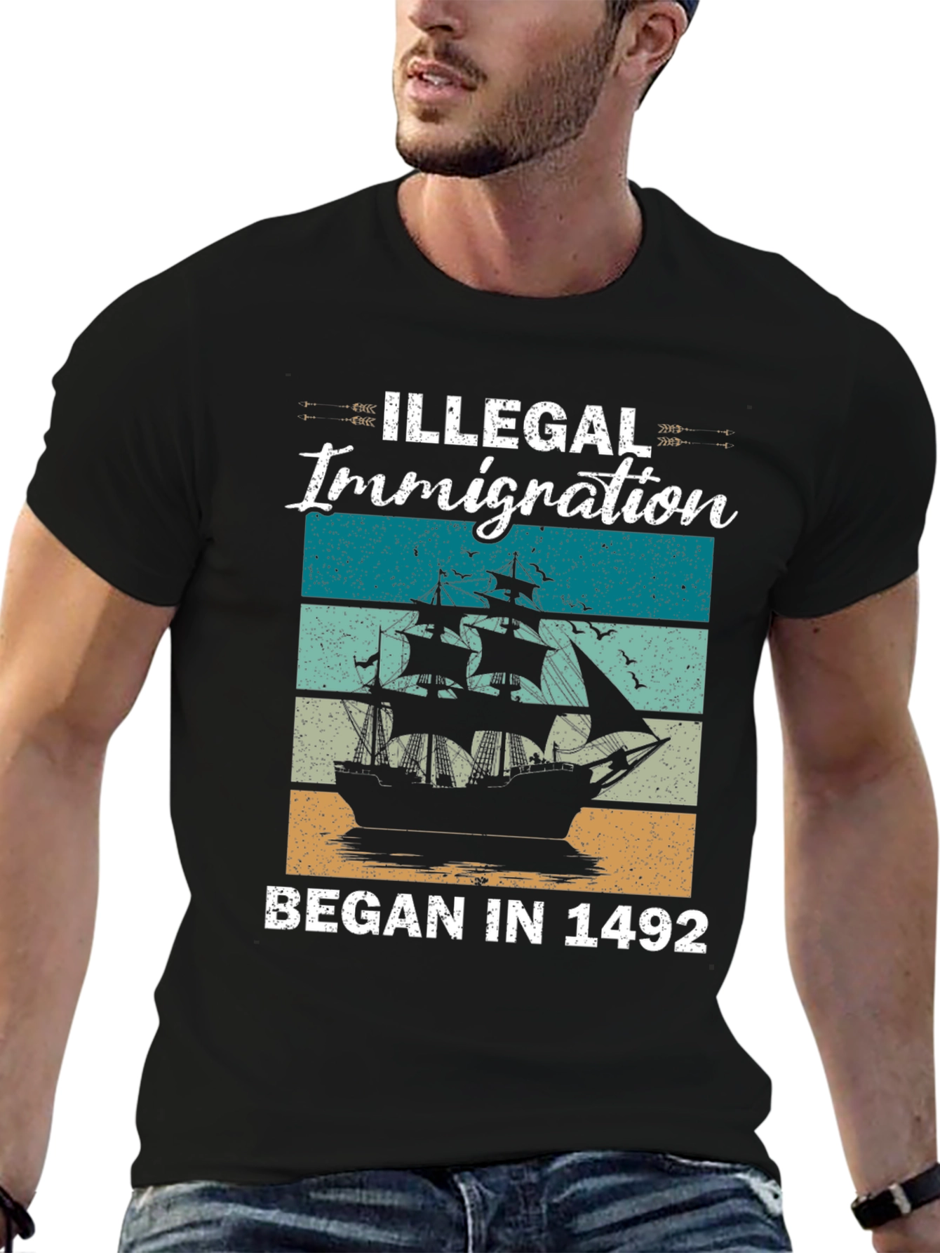 Illegal Immigration Began in 1492 T-Shirt