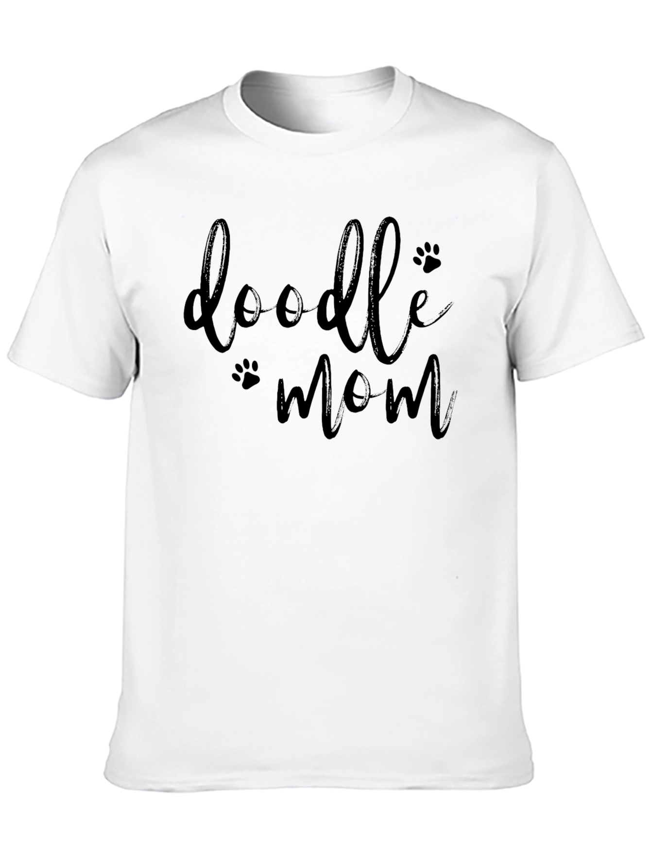 Doodle Mom Black T-Shirt