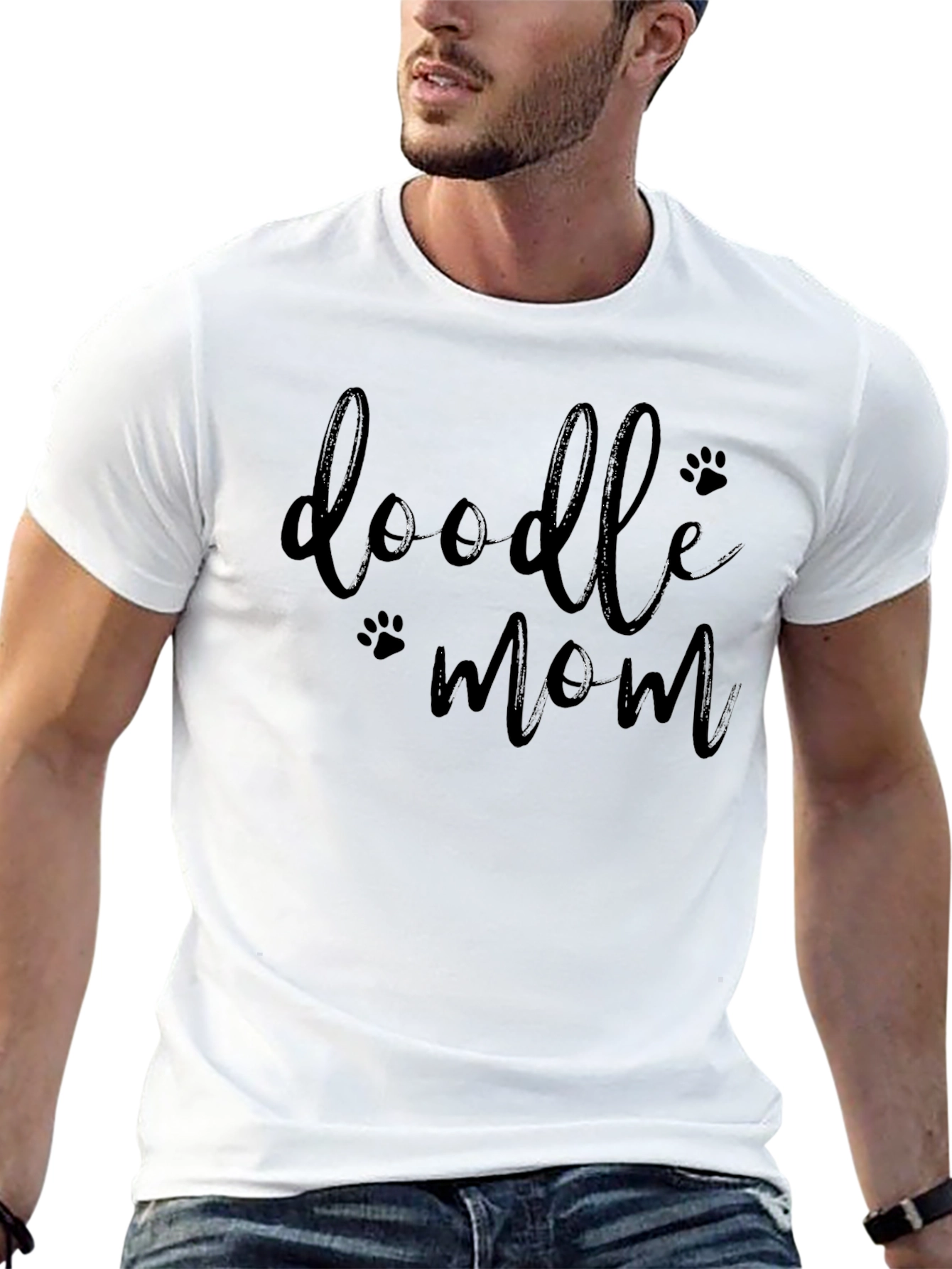Doodle Mom Black T-Shirt