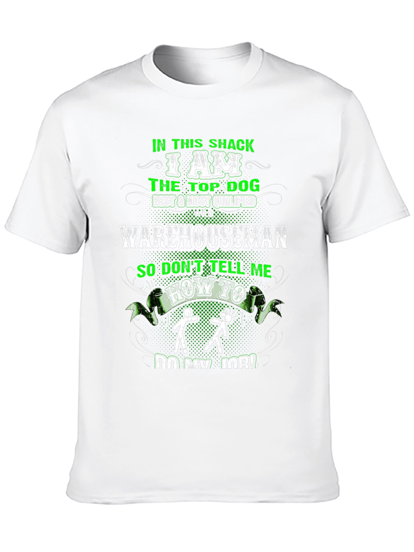 Top Dog Warehouseman Black T-Shirt
