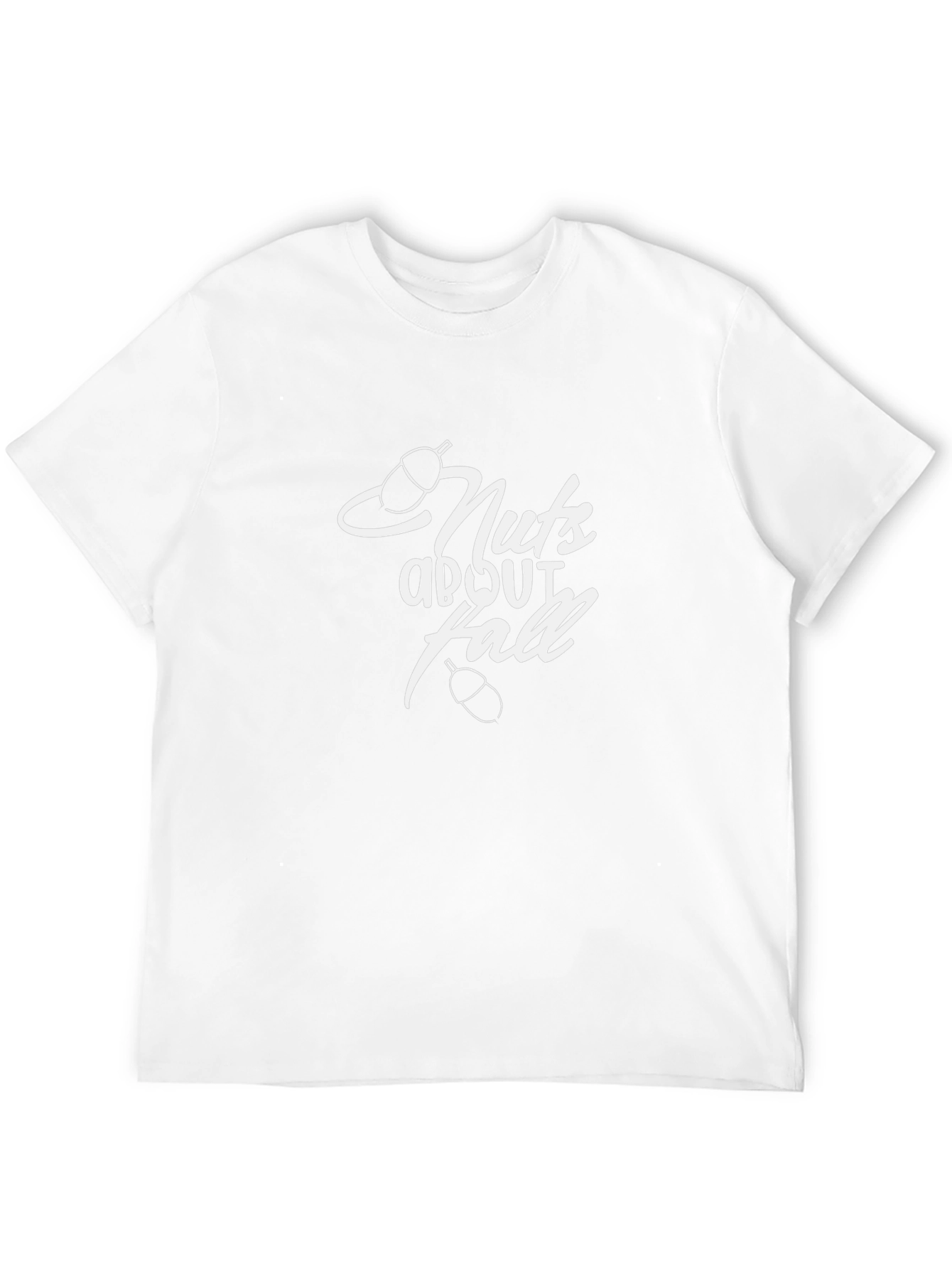 Nuts About Fall Black T-Shirt