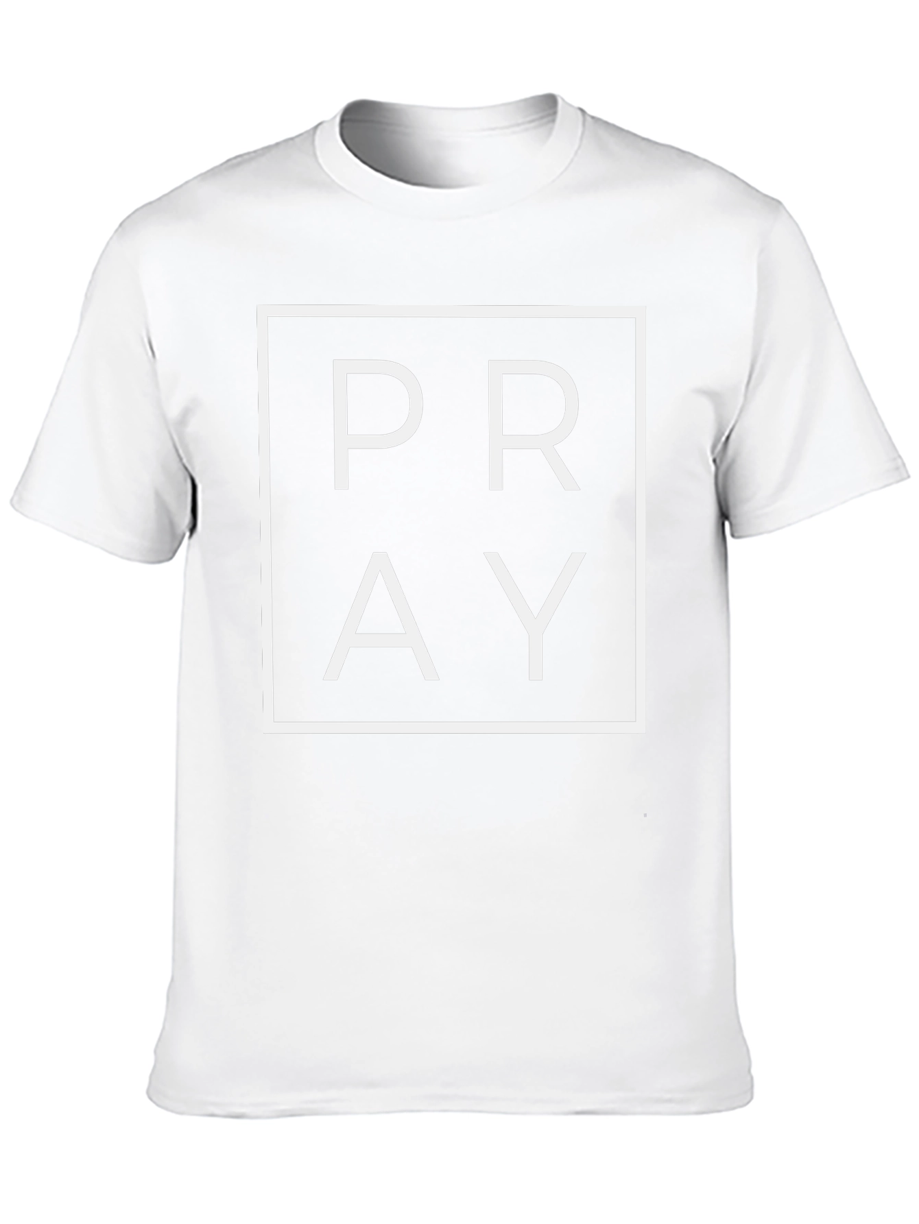 PRAY Graphic T-Shirt - Casual Black Tee