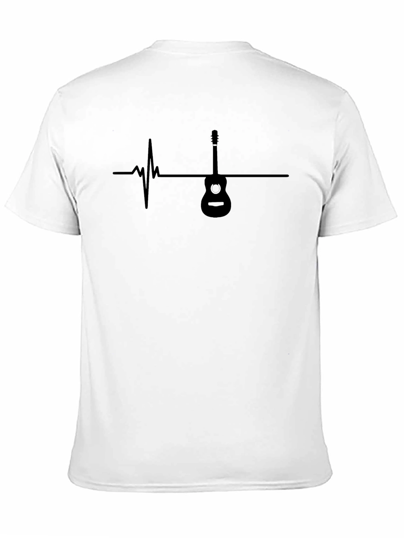 Guitar Heartbeat Graphic T-Shirt