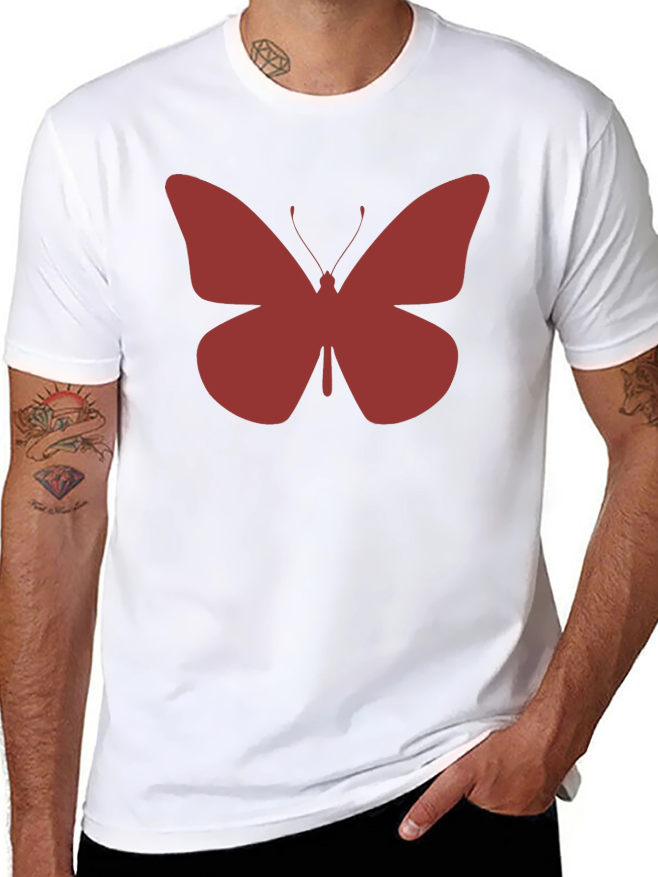 Butterfly Graphic Tee - Casual Comfort