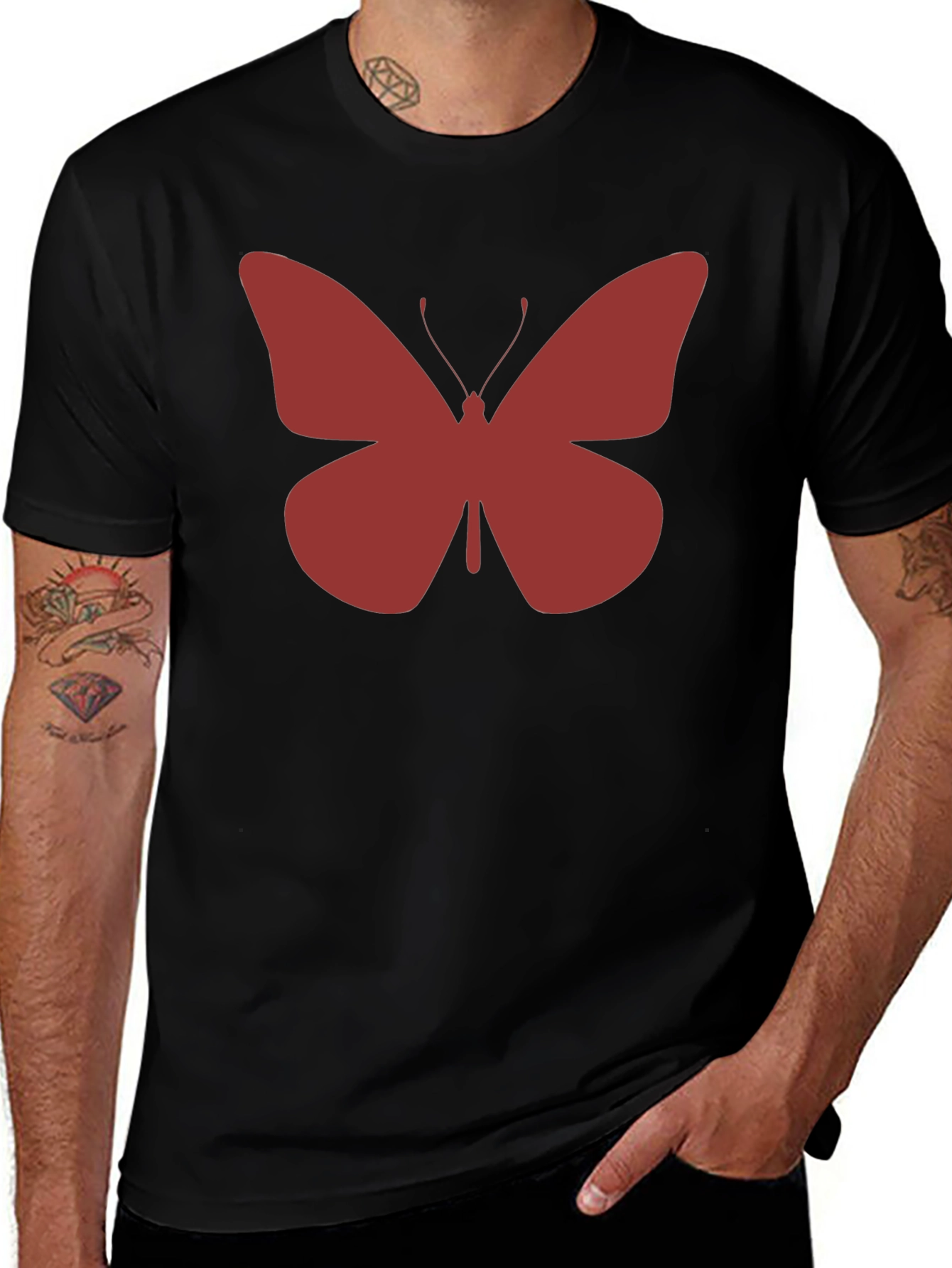 Butterfly Graphic Tee - Casual Comfort