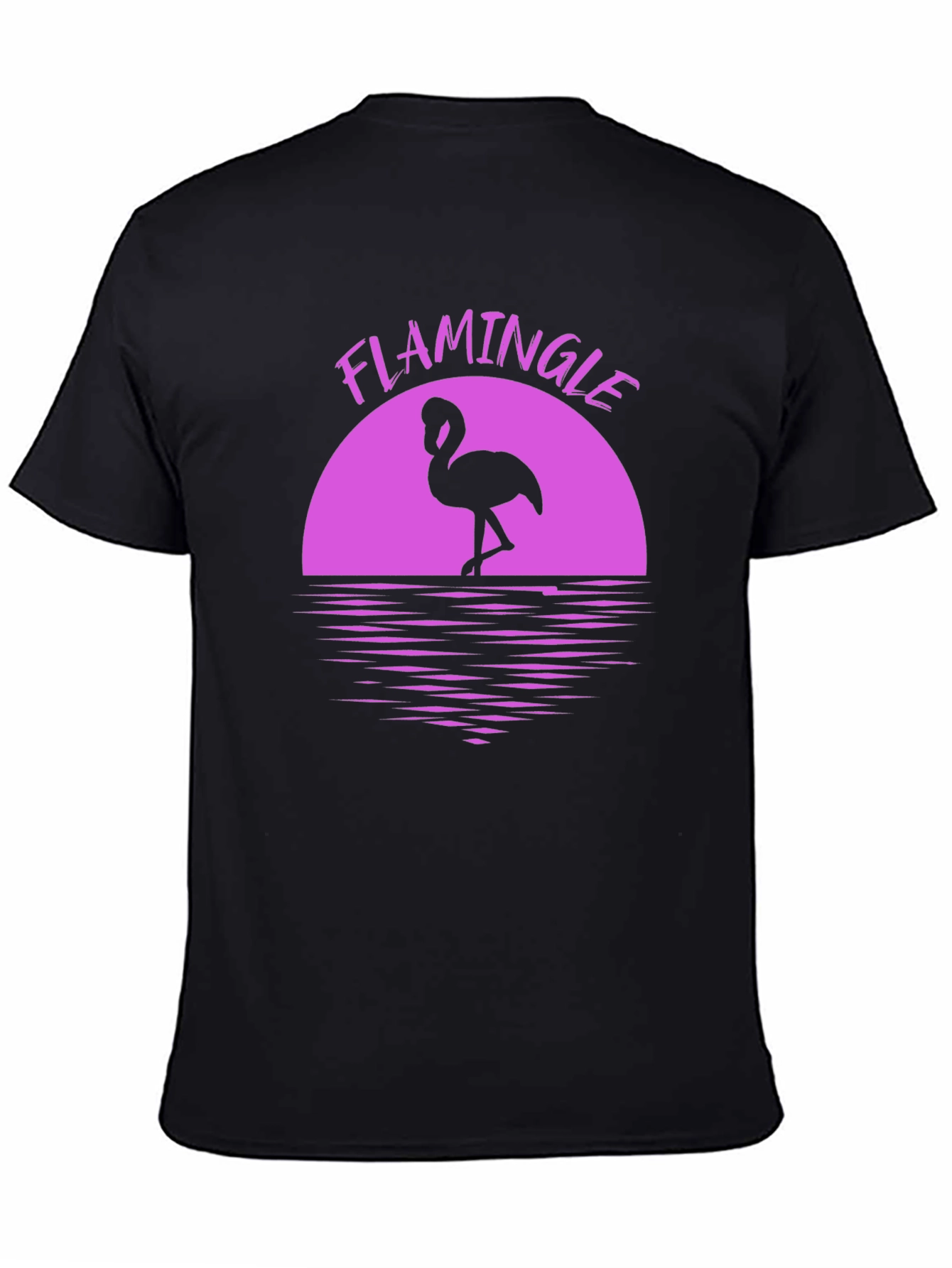 Flamingle Graphic Tee - Tropical Flamingo Shirt