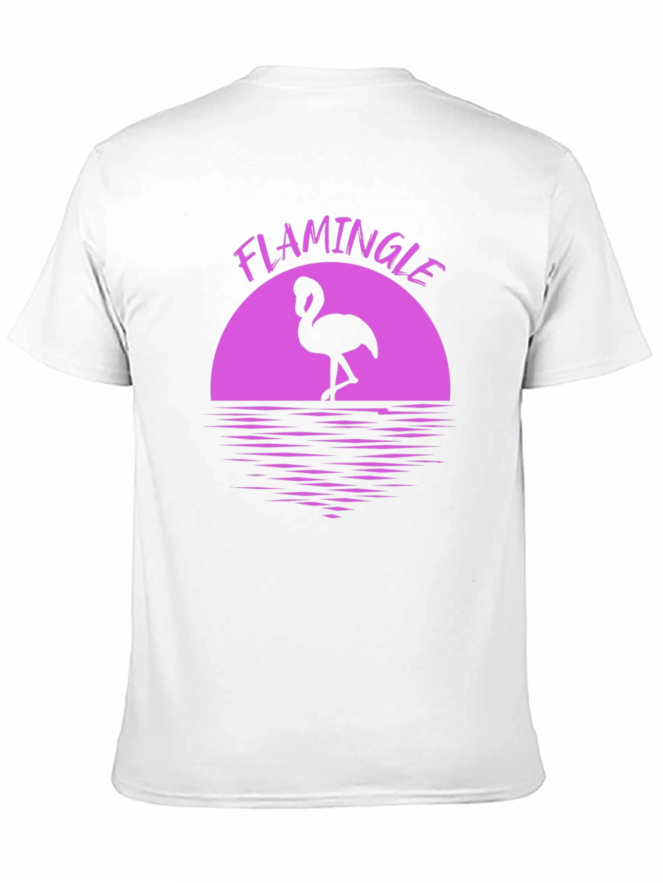 Flamingle Graphic Tee - Tropical Flamingo Shirt