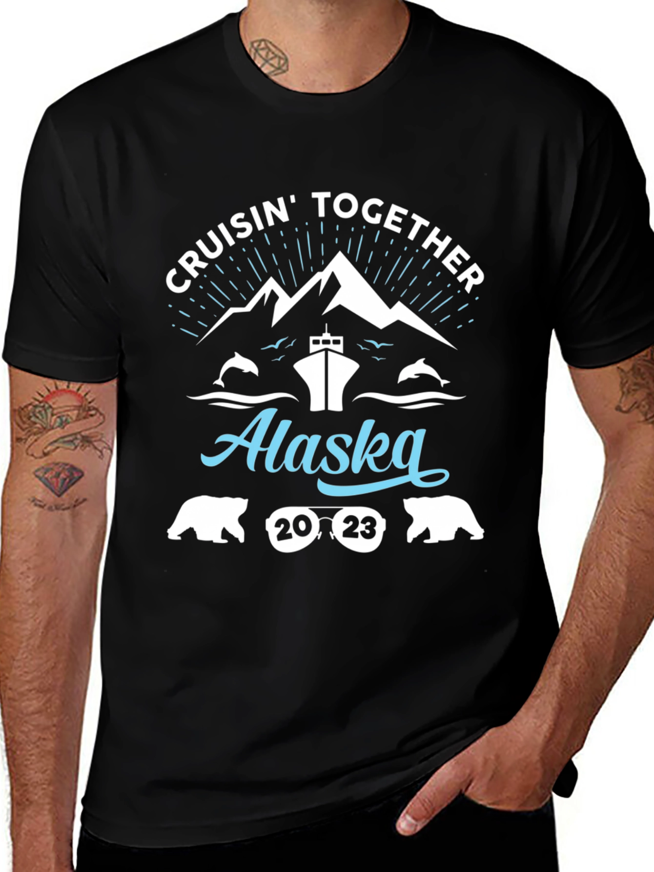 Cruisin Together Alaska 2023 Graphic Tee