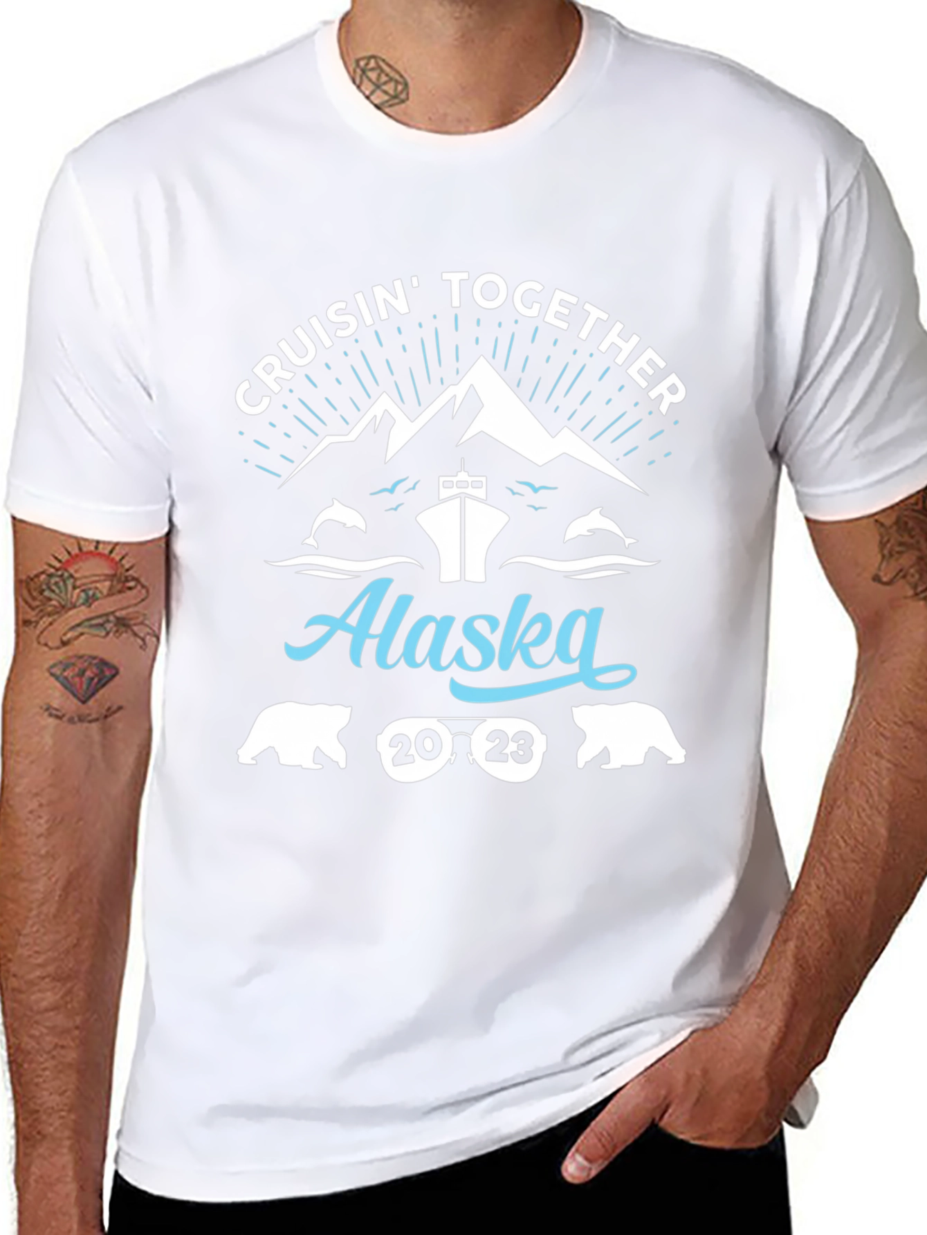 Cruisin Together Alaska 2023 Graphic Tee