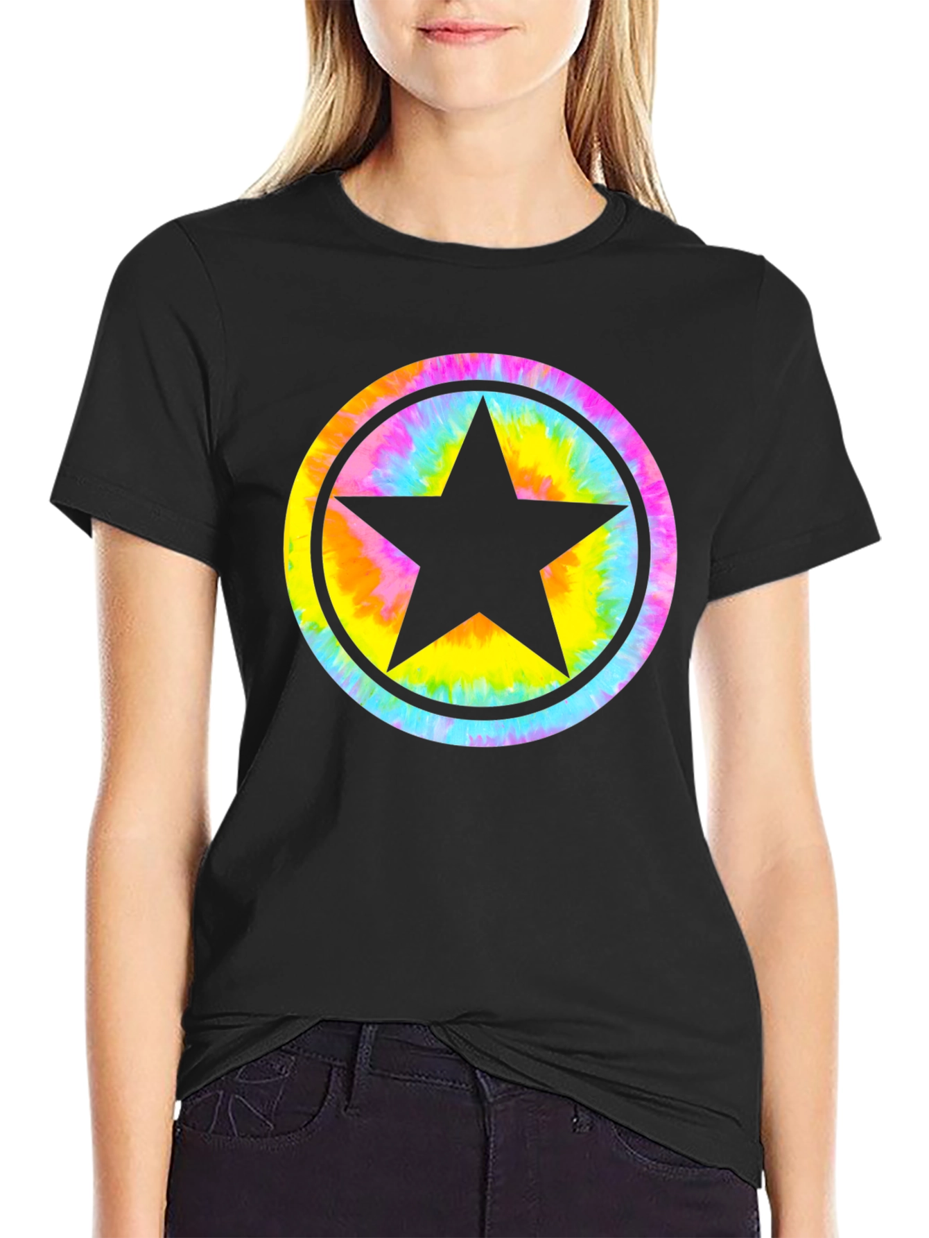 Star Tie Dye T-Shirt - Graphic Tee