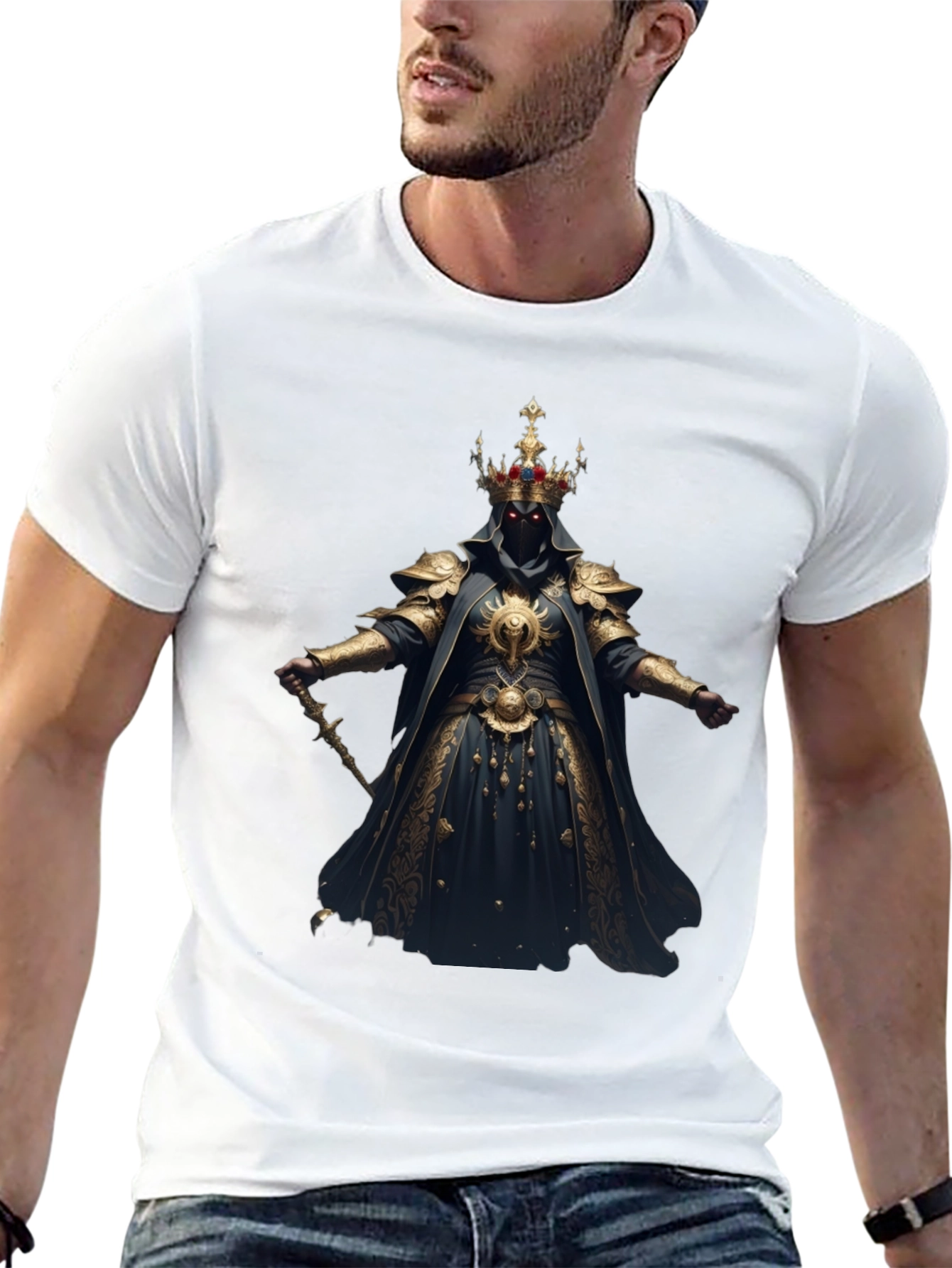 Dark King T-Shirt - Fantasy Graphic Tee
