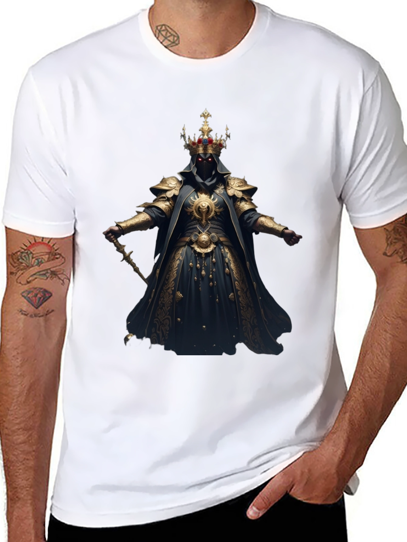 Dark King T-Shirt - Fantasy Graphic Tee