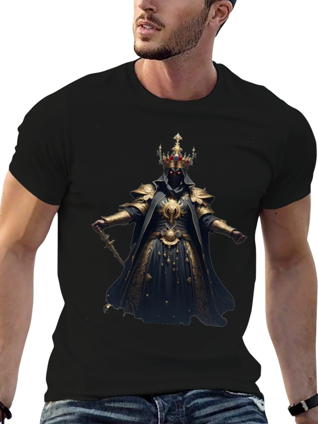 Dark King T-Shirt - Fantasy Graphic Tee
