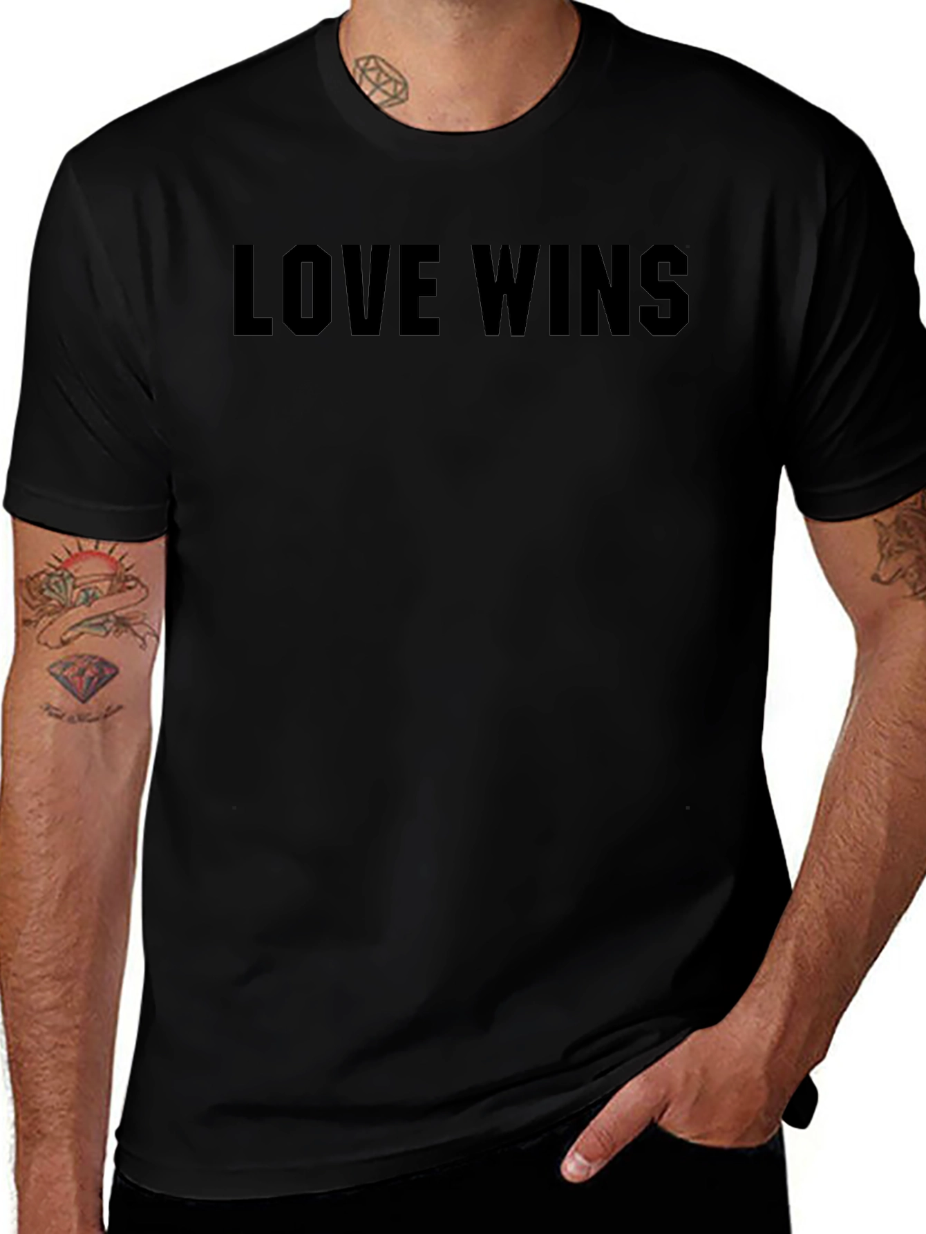Love Wins Graphic Tee - Classic Unisex T-Shirt