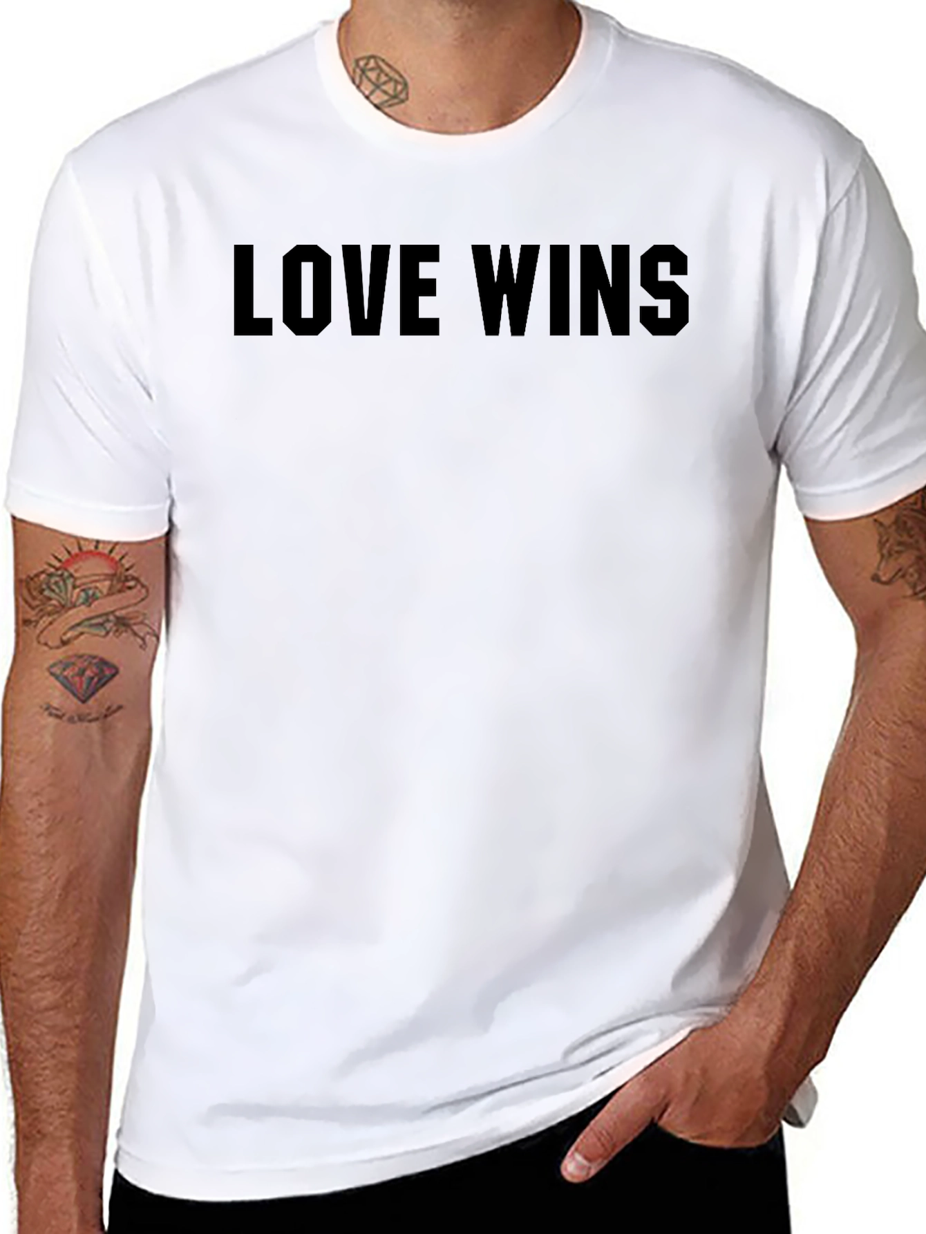 Love Wins Graphic Tee - Classic Unisex T-Shirt