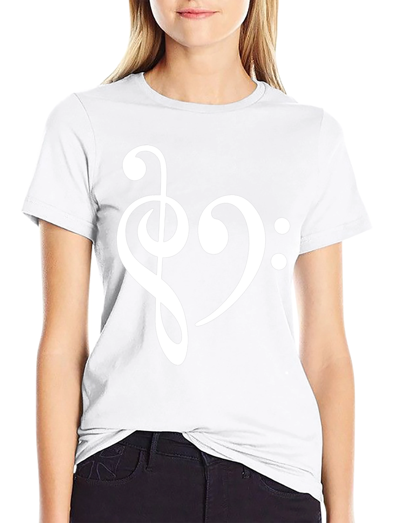 Musical Heart T-Shirt - Love of Music Tee