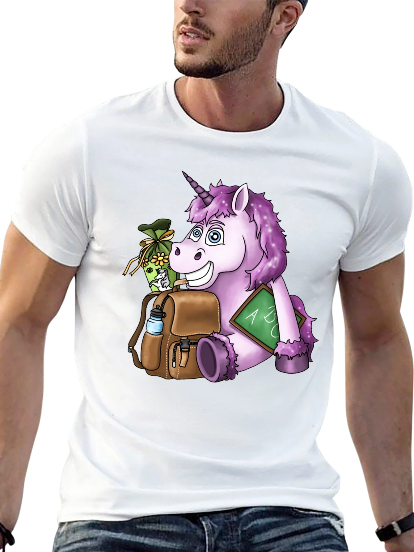 Unicorn Back-to-School Graphic Tee