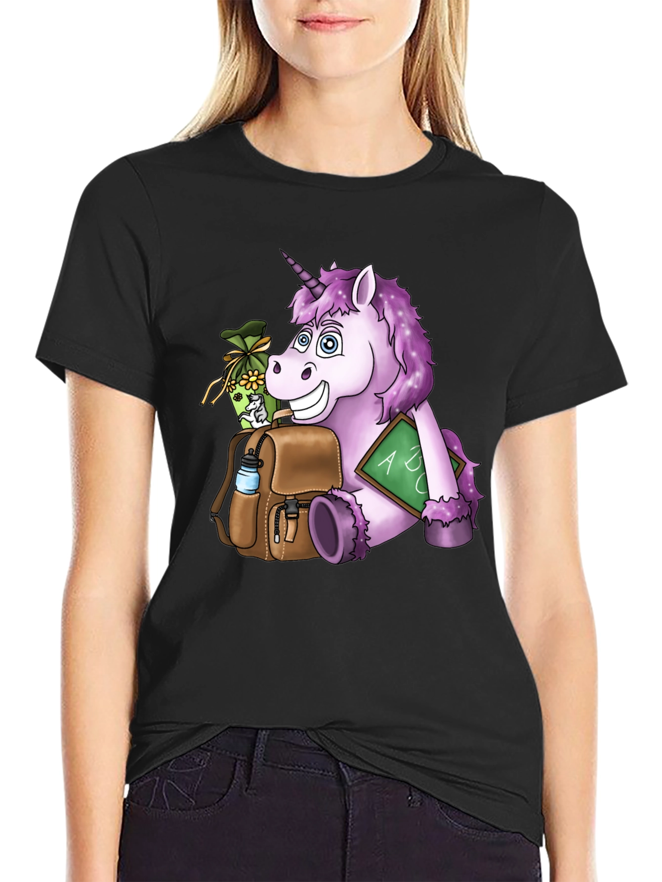 Unicorn Back-to-School Graphic Tee