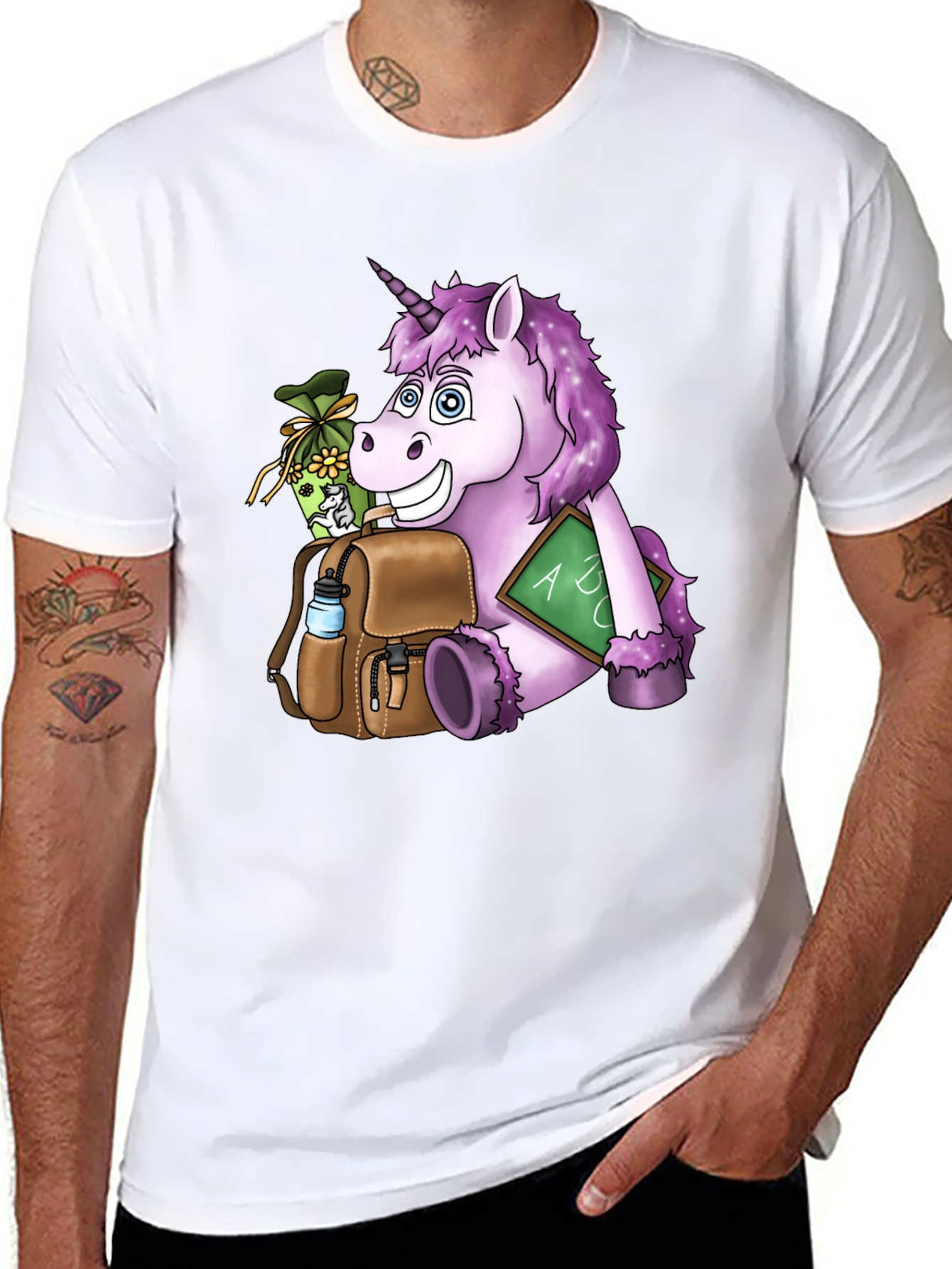 Unicorn Back-to-School Graphic Tee