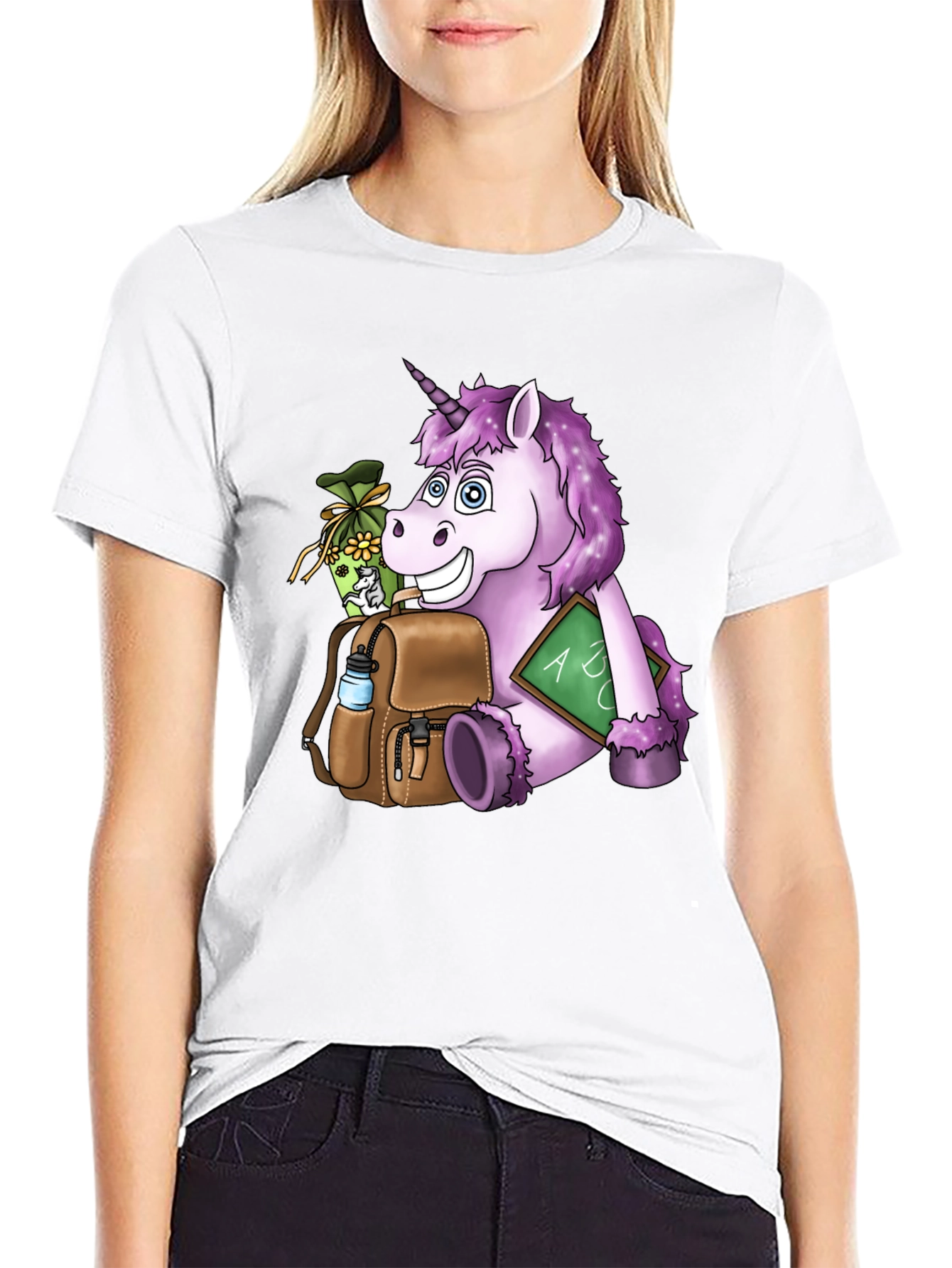 Unicorn Back-to-School Graphic Tee