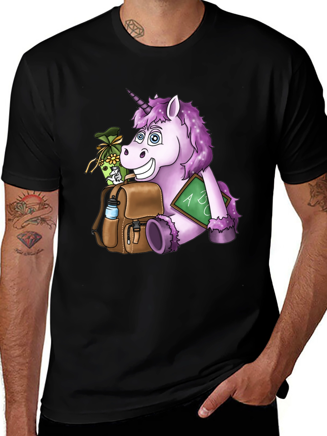 Unicorn Back-to-School Graphic Tee