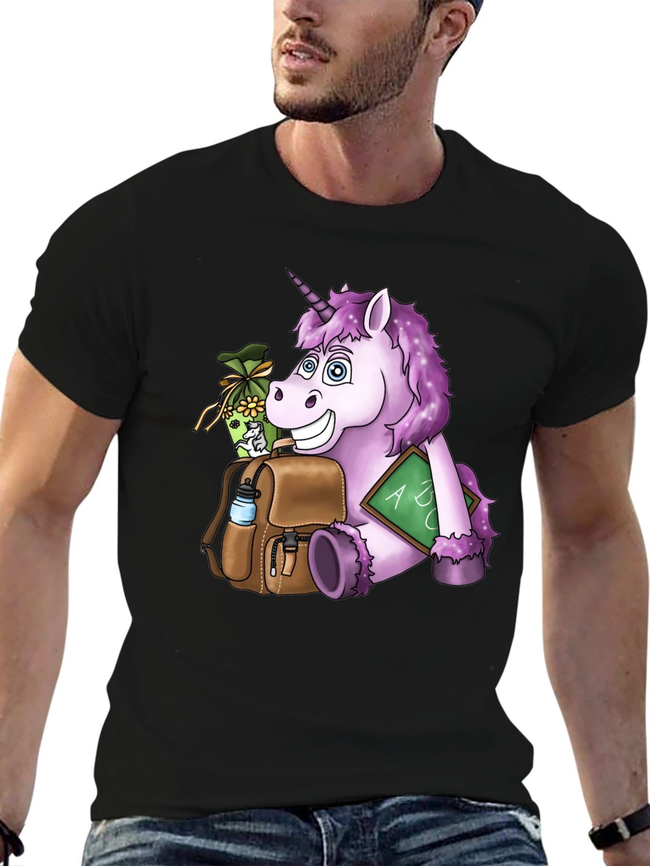 Unicorn Back-to-School Graphic Tee