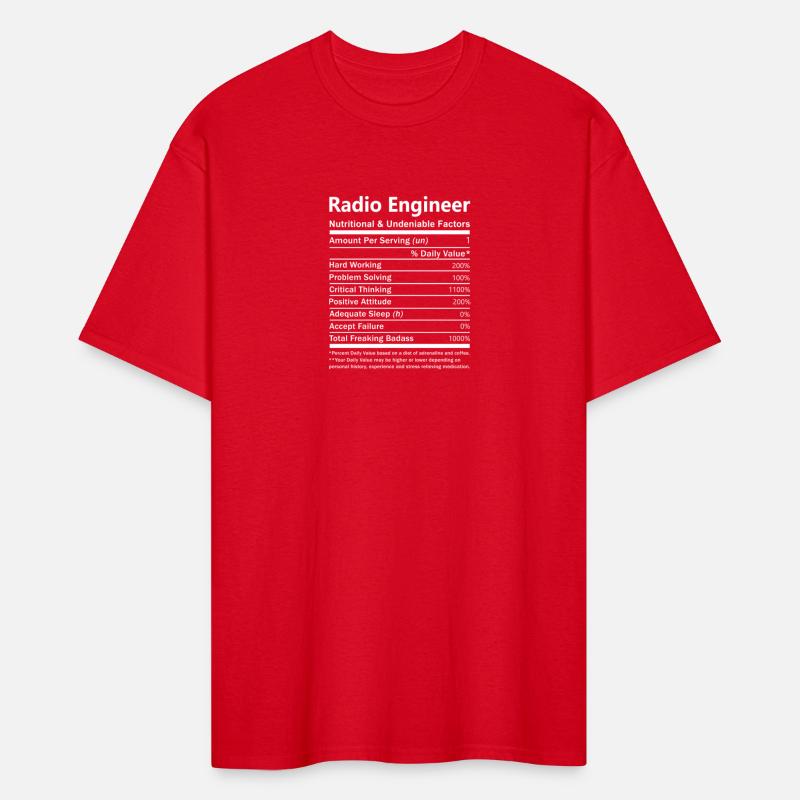 Radio Engineer T Shirt - Nutritional And Undeniabl