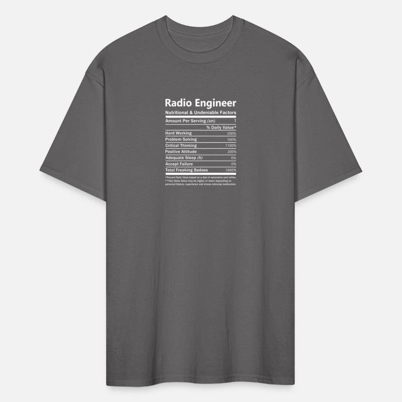 Radio Engineer T Shirt - Nutritional And Undeniabl