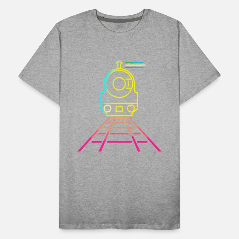 Railroad Cartoon Style