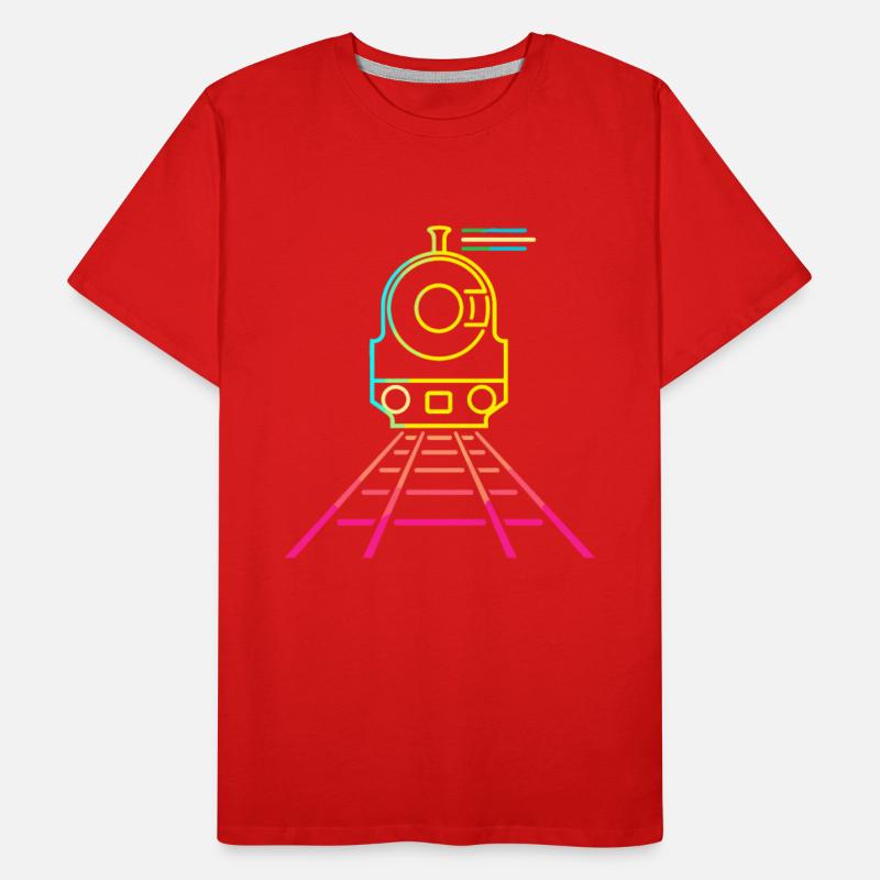 Railroad Cartoon Style