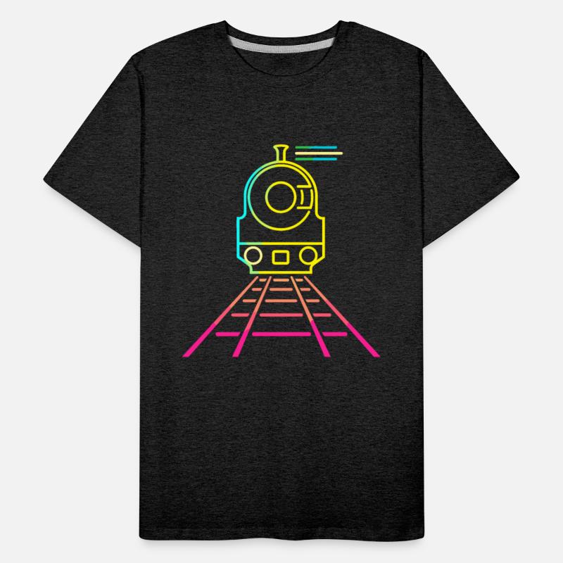 Railroad Cartoon Style