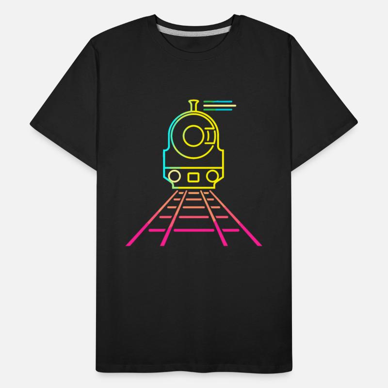 Railroad Cartoon Style
