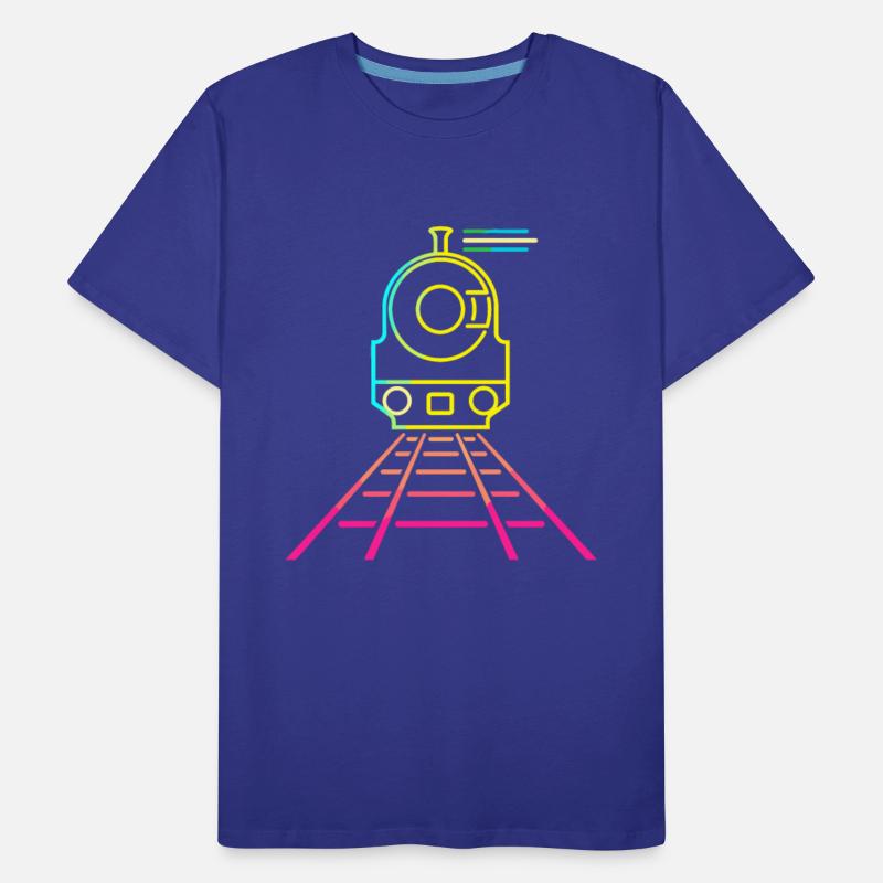 Railroad Cartoon Style