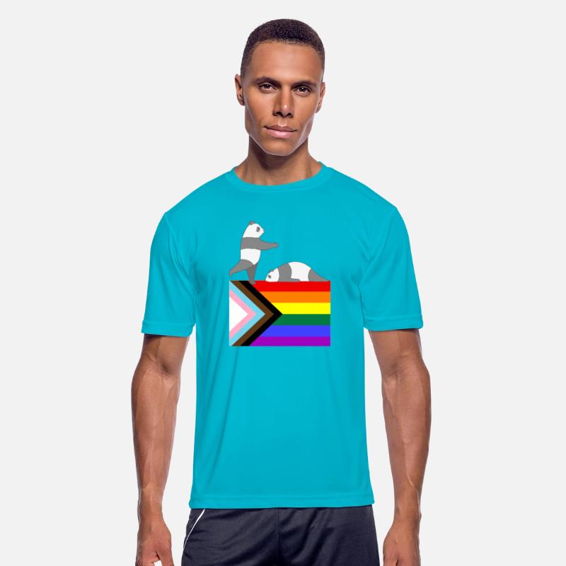 Rainbow flag gay panda