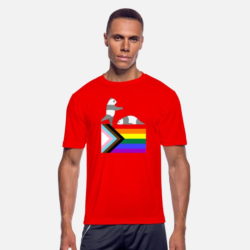 Rainbow flag gay panda