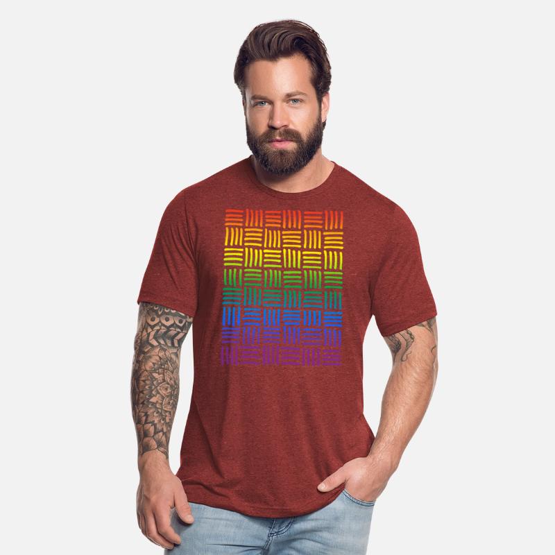 Rainbow Lines Pattern. Vertical Horizontal Lines