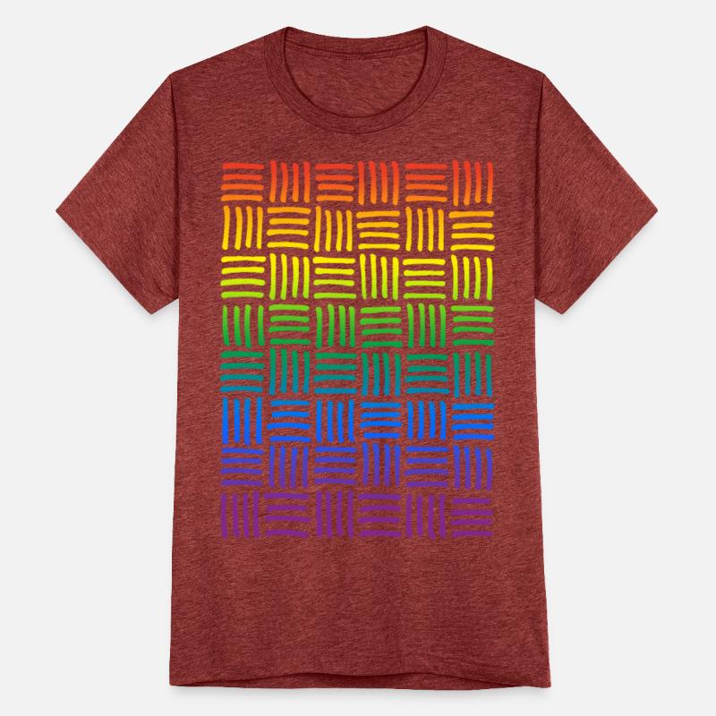 Rainbow Lines Pattern. Vertical Horizontal Lines