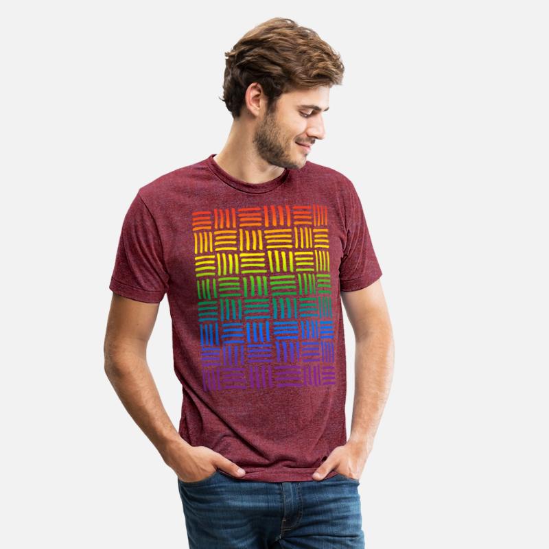 Rainbow Lines Pattern. Vertical Horizontal Lines