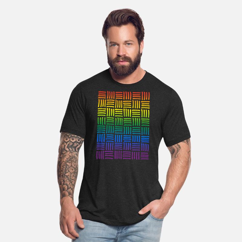 Rainbow Lines Pattern. Vertical Horizontal Lines