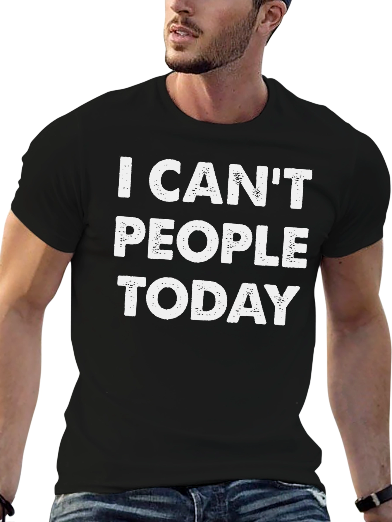 I Cant People Today Graphic Tee