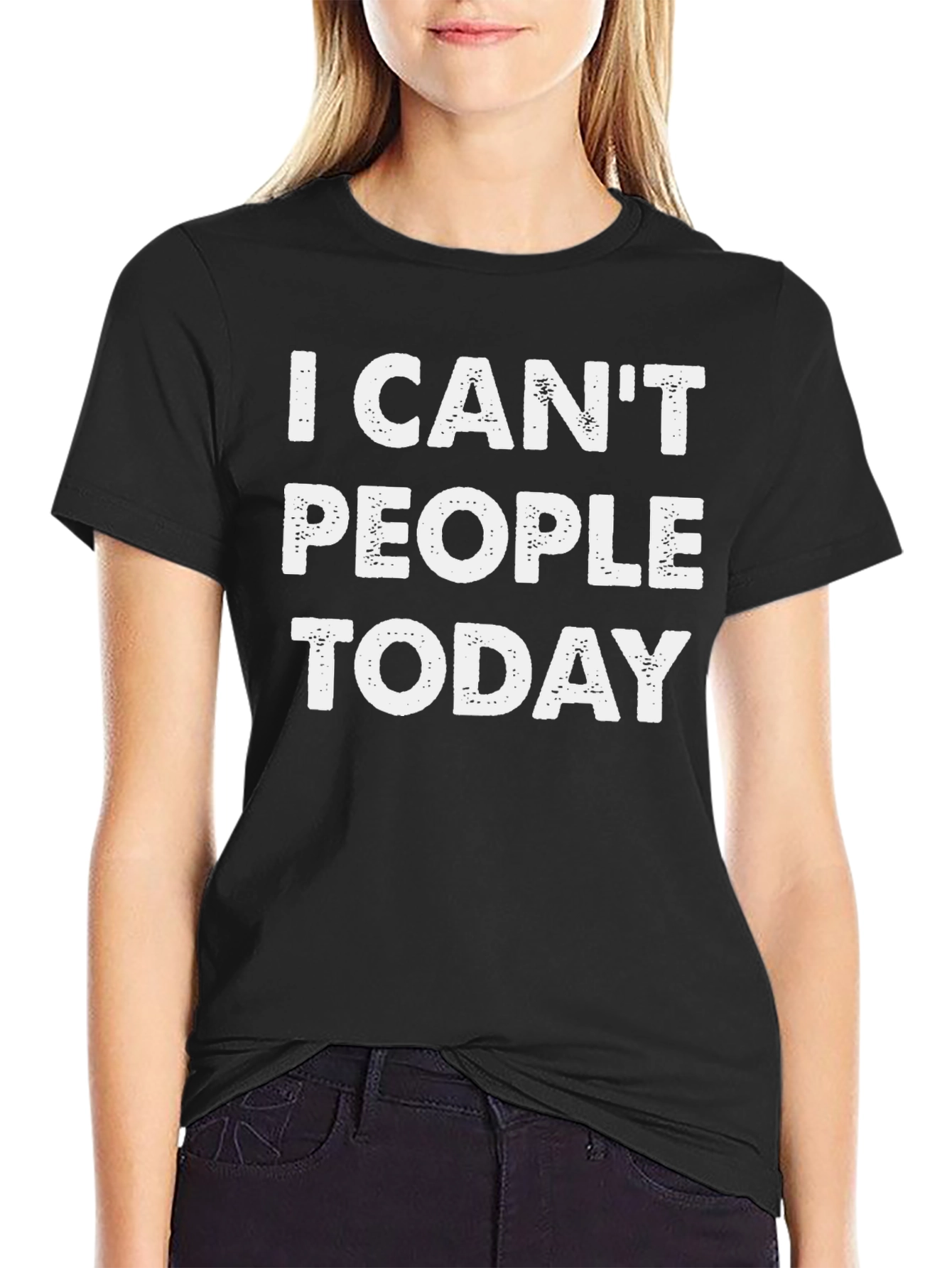 I Cant People Today Graphic Tee