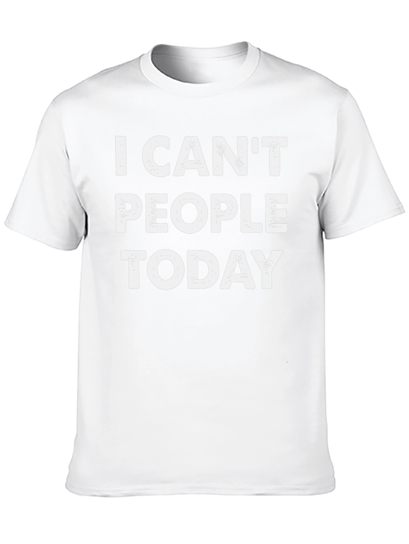 I Cant People Today Graphic Tee