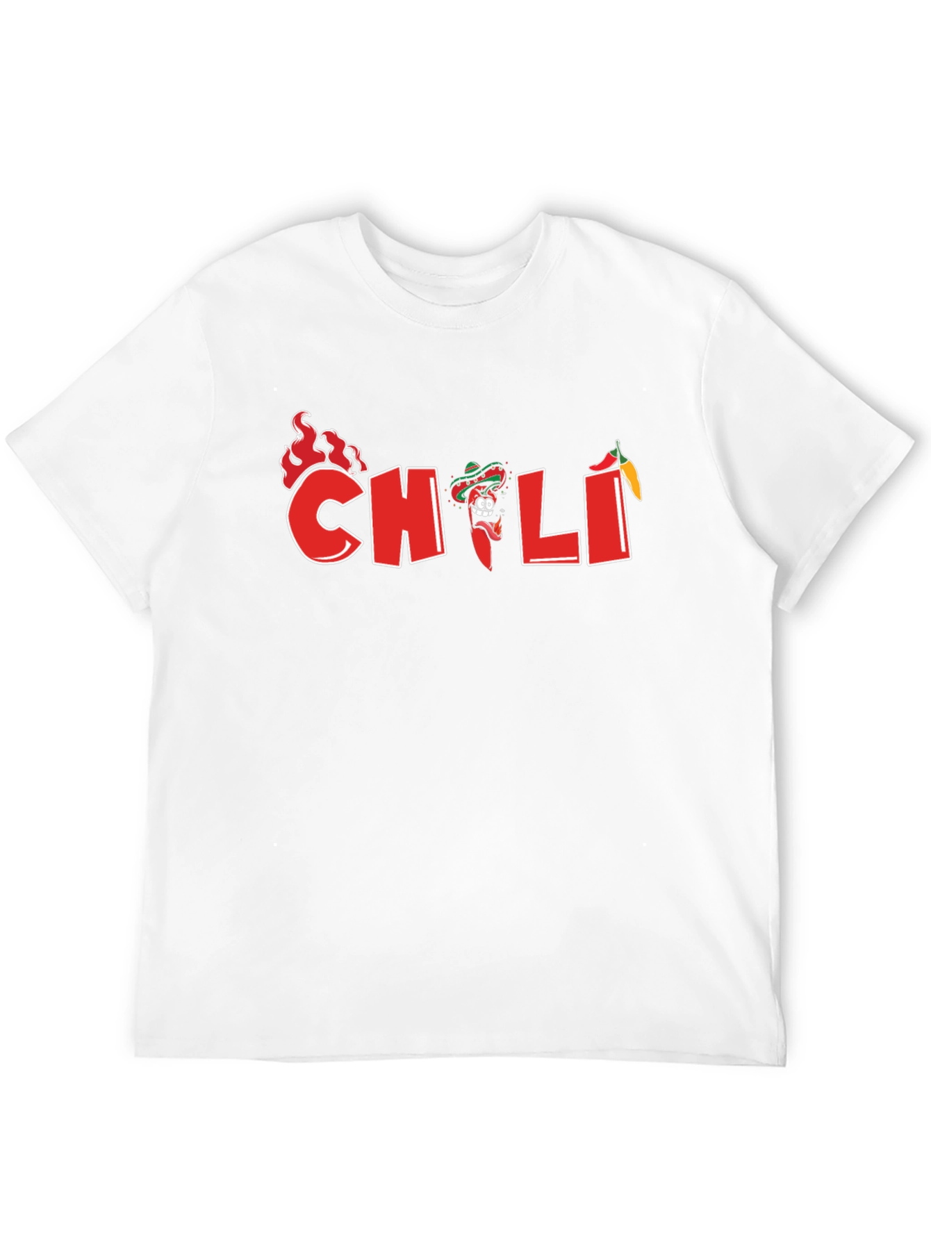 Spicy Chili Graphic T-Shirt - Black Cotton Tee