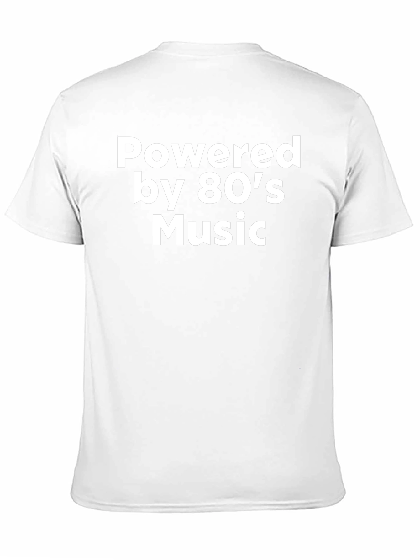 Powered by 80s Music T-Shirt - Retro Style