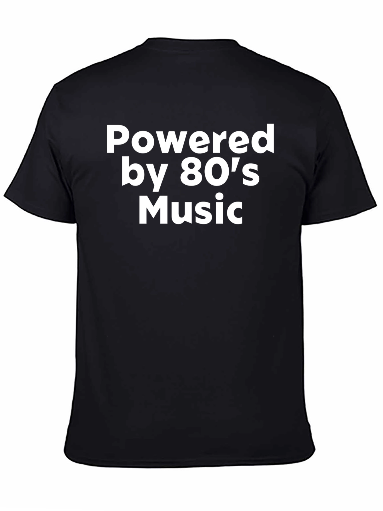 Powered by 80s Music T-Shirt - Retro Style