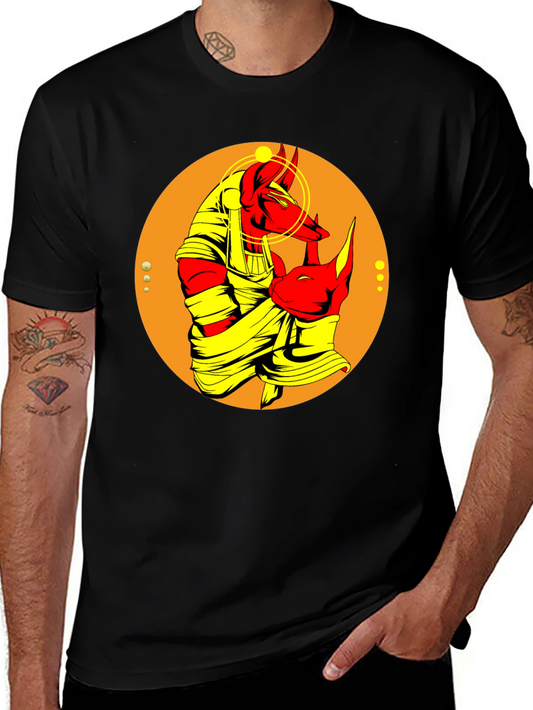 Anubis Graphic Tee - Egyptian God T-Shirt