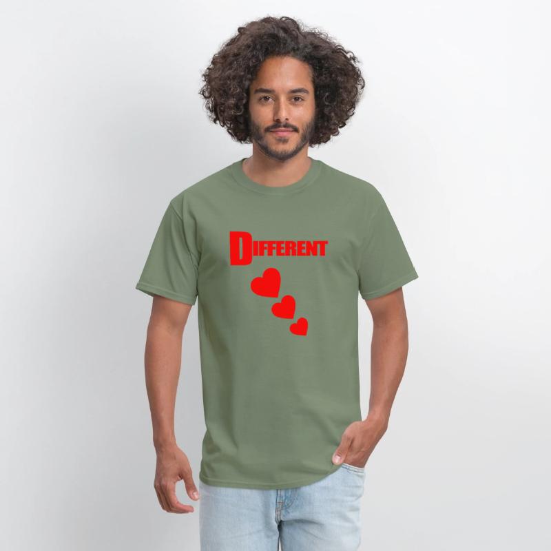 Red Different Hearts