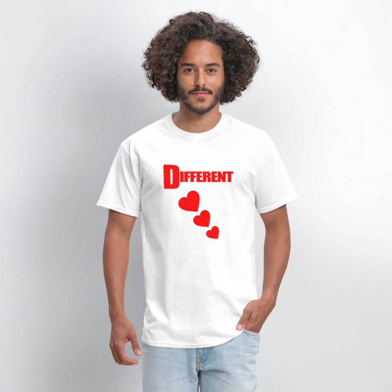 Red Different Hearts